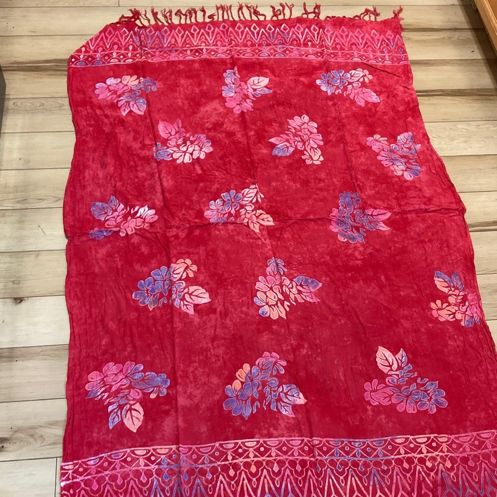Floral pink Sarong